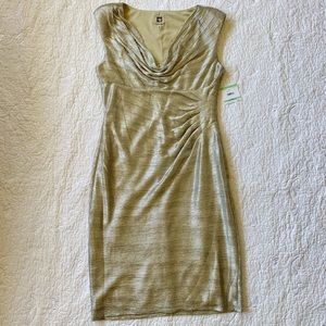 New Anne Klein silver dress